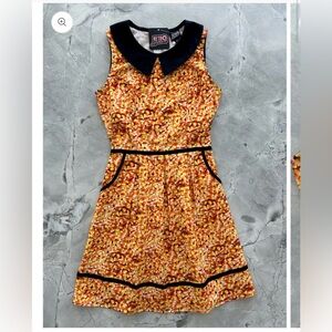 Retrolicious Candy Corn Pinup Retro Vintage Pinupgirl Halloween Dress